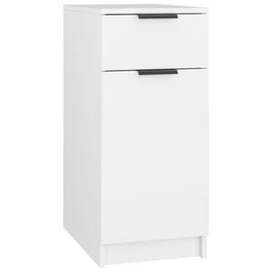 vidaXL Armoire de bureau Blanc 33,5x50x75 cm Bois d'ing&eacute;nierie