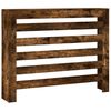 vidaXL Cache-radiateur ch&ecirc;ne fum&eacute; 104x20x82 cm bois d'ing&eacute;nierie