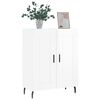 vidaXL Buffet Blanc brillant 69,5x34x90 cm Bois d'ingénierie