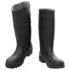 vidaXL Bottes de pluie noir taille 45 PVC