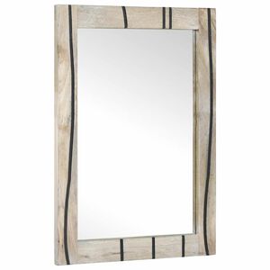 vidaXL Miroir de salle de bain avec miroir Marron 70 x 50 x 2,5 cm