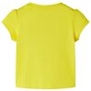 T-shirt pour enfants jaune 116