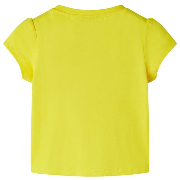 T-shirt pour enfants jaune 116