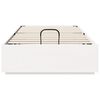 vidaXL Cadre de lit ottoman avec stockage Blanc 80 x 200 cm Pin massif