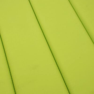 vidaXL Coussin de chaise longue vert vif 200x70x3 cm tissu oxford