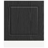 vidaXL Armoire de cuisine Kalmar Ch&ecirc;ne noir 60 x 1,5 x 67 cm