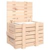 vidaXL Boîte de rangement 58x40,5x42 cm Bois massif de pin