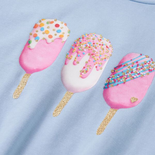 T-shirt pour enfants bleu 128