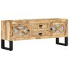vidaXL Meuble TV 110x30x45 cm Bois de manguier brut