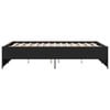 vidaXL Cadre de lit sans matelas noir 120x200 cm