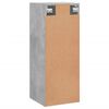 vidaXL Armoire murale gris b&eacute;ton 34,5x34x90 cm