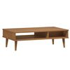 vidaXL Table basse MOLDE Marron 100x55x31 cm Bois de pin massif
