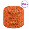 vidaXL Corde de bateau Orange 8 mm 500 m Polypropyl&egrave;ne