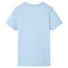 T-shirt pour enfants m&eacute;lange bleu p&acirc;le 140
