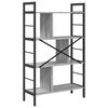vidaXL &Eacute;tag&egrave;re Gris Sonoma 75 x 30 x 123,5 cm Bois d'ing&eacute;nierie