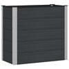 vidaXL Jardini&egrave;re sur&eacute;lev&eacute;e Noir 100 x 50 x 91 cm WPC et Aluminium
