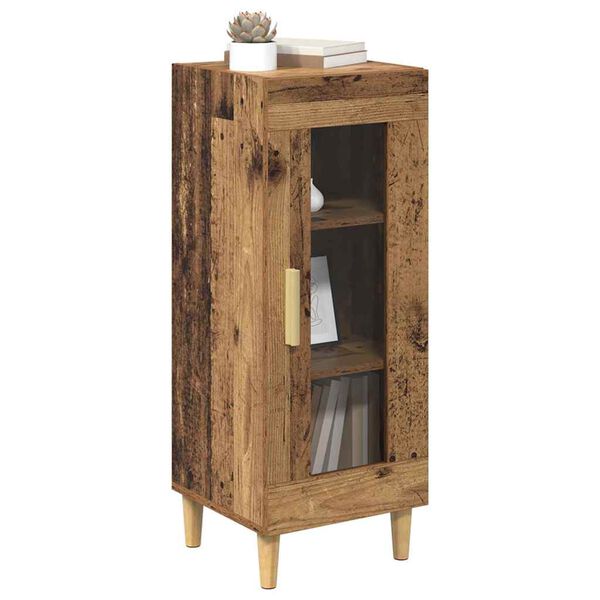 vidaXL Buffet Bois ancien 34,5 x 32,5 x 90 cm Bois d'ing&eacute;nierie