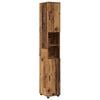 vidaXL Cabinet de salle de bain Bois Ancien 30 x 35 x 192 cm