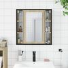 vidaXL Armoire &agrave; miroir de salle de bain ch&ecirc;ne sonoma bois ing&eacute;nierie