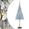 vidaXL Sapin de Noël avec 300 LED Blanc 180 cm PE et Acier