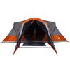 vidaXL Tente familiale tipi 8 personnes gris et orange imperméable