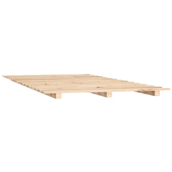 vidaXL Cadre de lit sans matelas 120x200 cm bois de pin massif