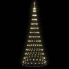 vidaXL Arbre de No&euml;l LED avec 295 LED Blanc chaud 250 cm M&eacute;tal