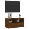 vidaXL Meuble TV mural ch&ecirc;ne marron 60x30x30 cm bois d'ing&eacute;nierie