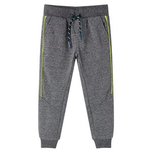 Pantalon de surv&ecirc;tement pour enfants gris m&eacute;lang&eacute; 104