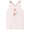 vidaXL D&eacute;bardeur pour enfants rose p&acirc;le 116