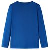 T-shirt enfants &agrave; manches longues bleu fonc&eacute; 128