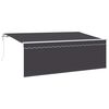 vidaXL Auvent r&eacute;tractable Anthracite 400 x 200 cm