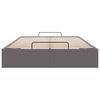 vidaXL Cadre de lit ottoman sans matelas gris 120x200 cm similicuir