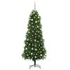 vidaXL Sapin de Noël avec 300 LED avec support Vert 240 cm PE