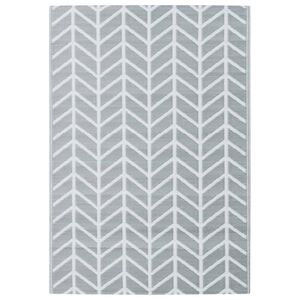 vidaXL Tapis d'ext&eacute;rieur ARAKIL Gris 160x230 cm PP