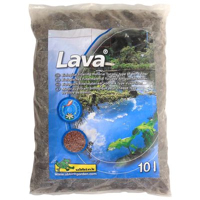 Ubbink Matériau filtrant naturel d'étang Lava pierre volcanique 10L