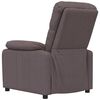vidaXL Fauteuil inclinable Marron foncé Tissu
