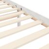 vidaXL Cadre de lit sans matelas blanc 120x200 cm bois massif
