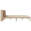 vidaXL Cadre de lit sans matelas 140x200 cm bois massif de pin