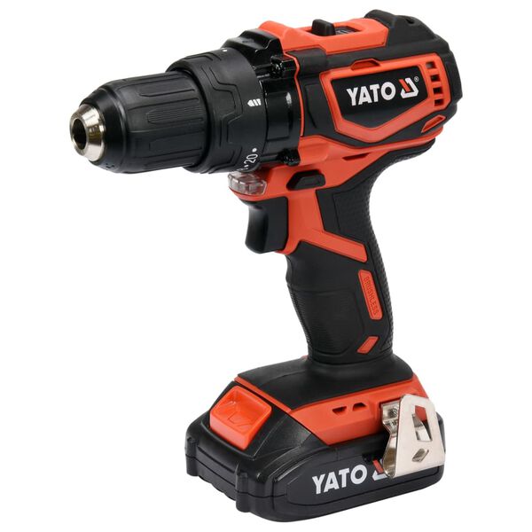YATO Perceuse &agrave; percussion sans balais avec batterie 2,0Ah 18V 42Nm