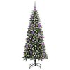 vidaXL Sapin de No&euml;l artificiel Vert 150 cm PVC, plastique et acier