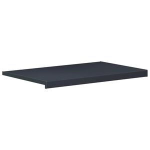 vidaXL Appui de fen&ecirc;tre Anthracite avec grain de bois PVC