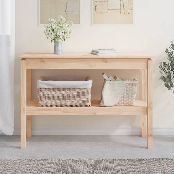 vidaXL Table console 110x40x75 cm Bois massif de pin