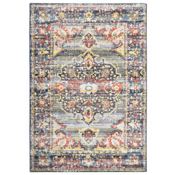 vidaXL Tapis Bleu 160x230 cm PP
