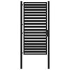 vidaXL Portail de jardin verrouillable noir 100x180 cm aluminium