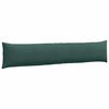 vidaXL Coussins de canapé 2 pcs Vert foncé 200 x 40 cm