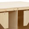vidaXL Pondoir 5 compartiments 117x33x38 cm bois de pin massif