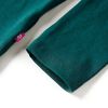T-shirt pour enfants &agrave; manches longues vert fonc&eacute; 140