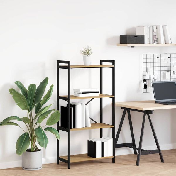 vidaXL &Eacute;tag&egrave;re Ch&ecirc;ne artisanal 60 x 30 x 120 cm Bois d'ing&eacute;nierie