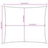 vidaXL Voile de parasol tissu oxford rectangulaire 2x2,5 m anthracite